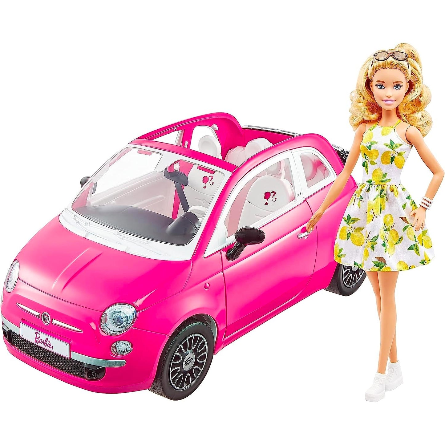 Barbie Fiat 500 Doll and Vehicle