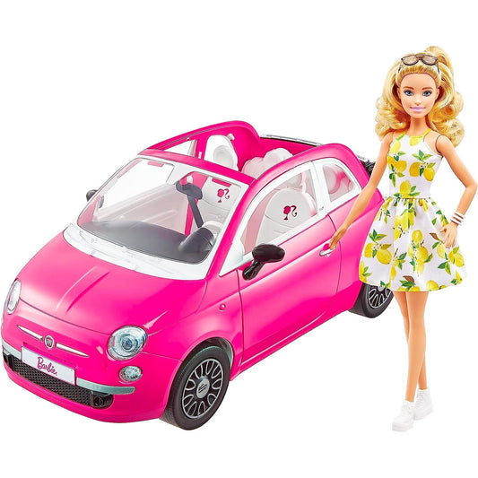 Barbie Fiat 500 Doll and Vehicle